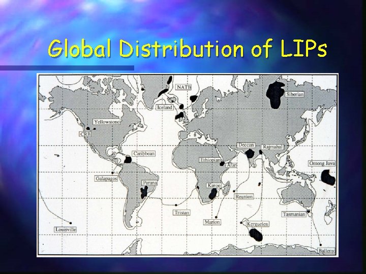 Global Distribution of LIPs 