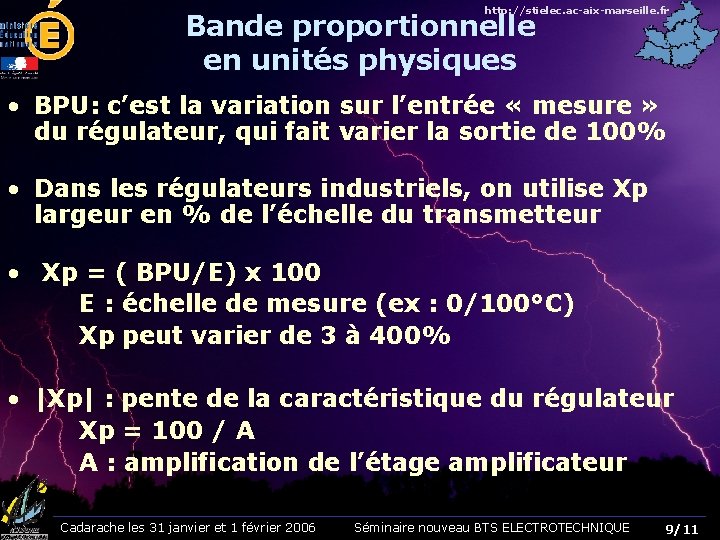 http: //stielec. ac-aix-marseille. fr Bande proportionnelle en unités physiques • BPU: c’est la variation http: //stielec. ac-aix-marseille. fr Bande proportionnelle en unités physiques • BPU: c’est la variation