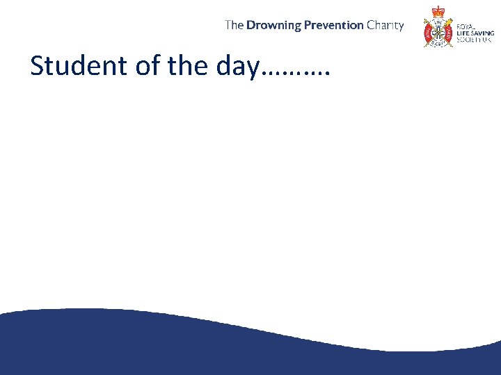 Student of the day………. 