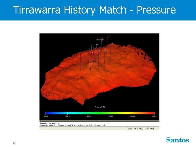 Tirrawarra History Match - Pressure 19 