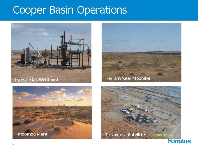 Cooper Basin Operations Typical Gas Wellhead Moomba Plant 7 Terrain Near Moomba Tirrawarra Satellite