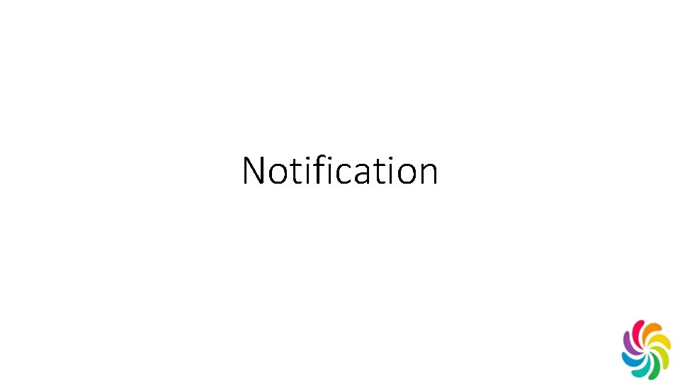 Notification 