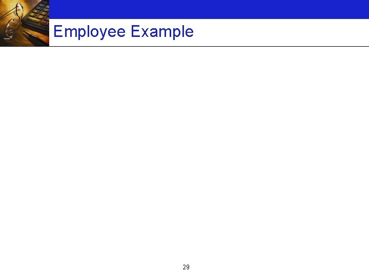 Employee Example 29 