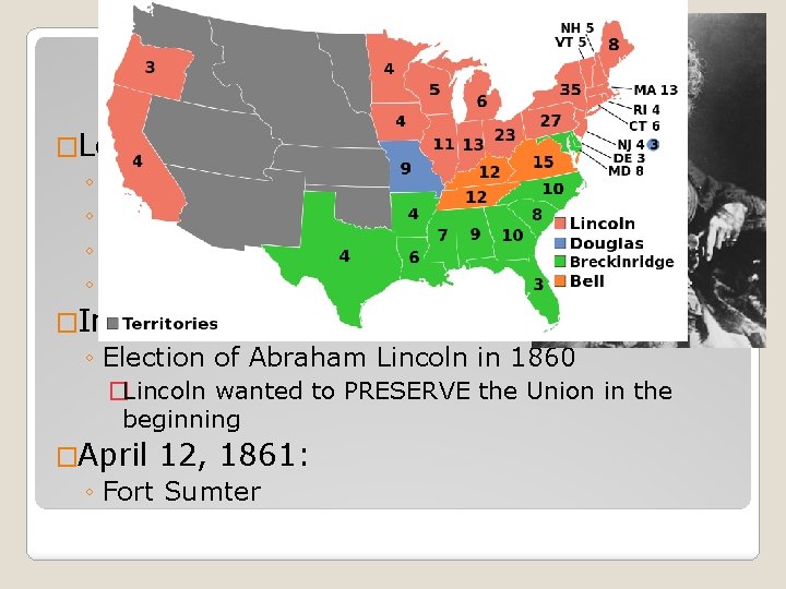 Causes of the War �Long-term: ◦ Expansion of slavery ◦ Popular Sovereignty ◦ States’