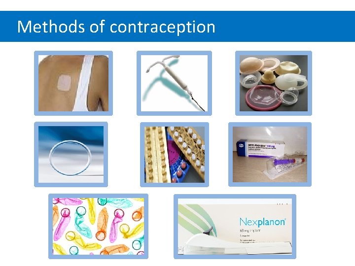 Methods of contraception 