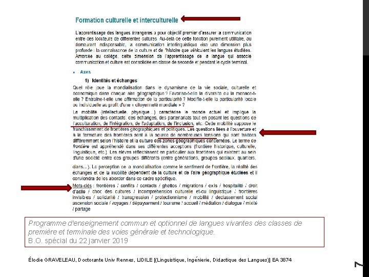 Élodie GRAVELEAU, Doctorante Univ Rennes, LIDILE [(Linguistique, Inge nierie, Didactique des Langues)] EA 3874