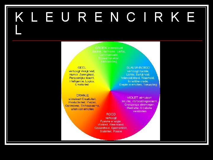 K L E U R E N C I R K E L K L E U R E N C I R K E L