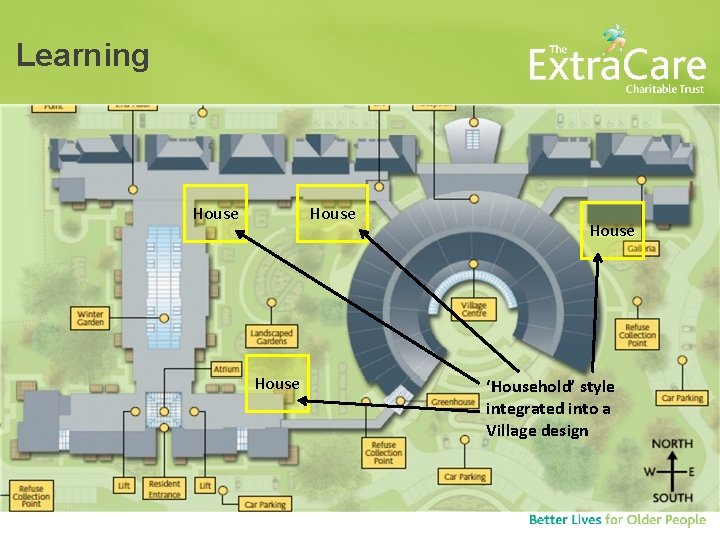 Learning House ‘Household’ style integrated into a Village design Learning House ‘Household’ style integrated into a Village design
