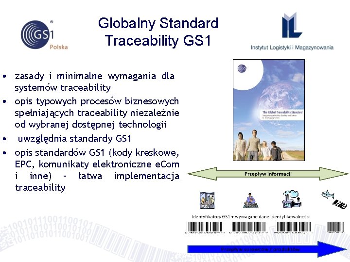 Globalny Standard Traceability GS 1 • zasady i minimalne wymagania dla systemów traceability •