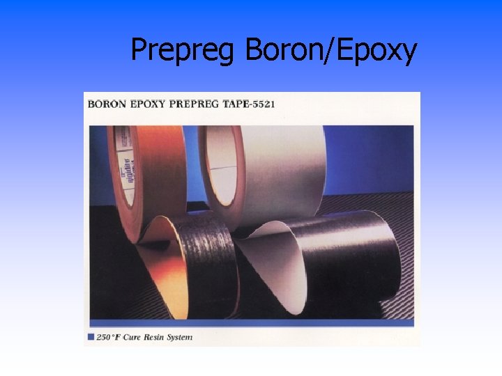 Prepreg Boron/Epoxy 