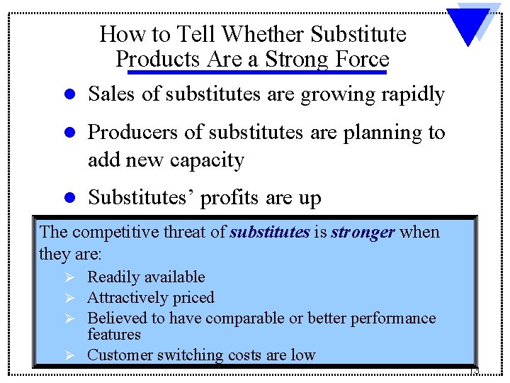 How to Tell Whether Substitute Products Are a Strong Force l Sales of substitutes How to Tell Whether Substitute Products Are a Strong Force l Sales of substitutes