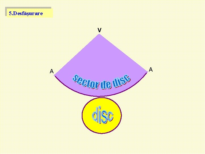 5. Desfăşurare V A A 5. Desfăşurare V A A
