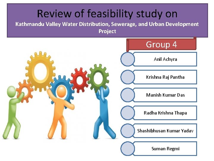 Review of feasibility study on Kathmandu Valley Water Distribution, Sewerage, and Urban Development Project