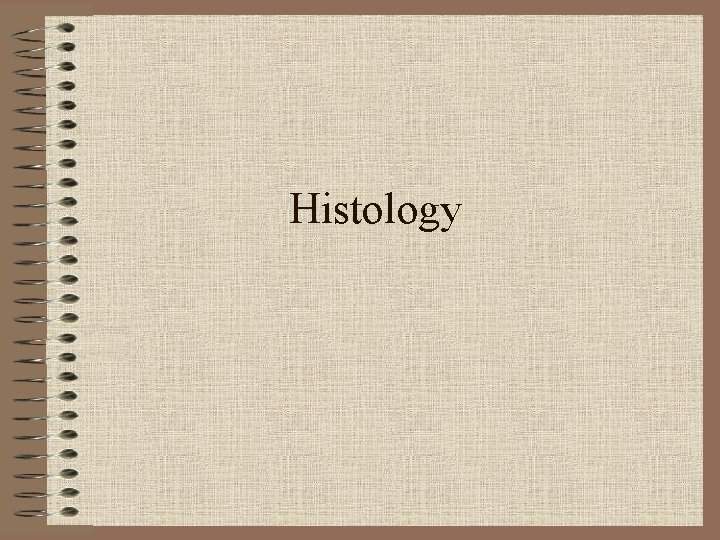 Histology 