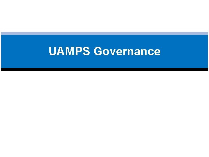 UAMPS Governance 