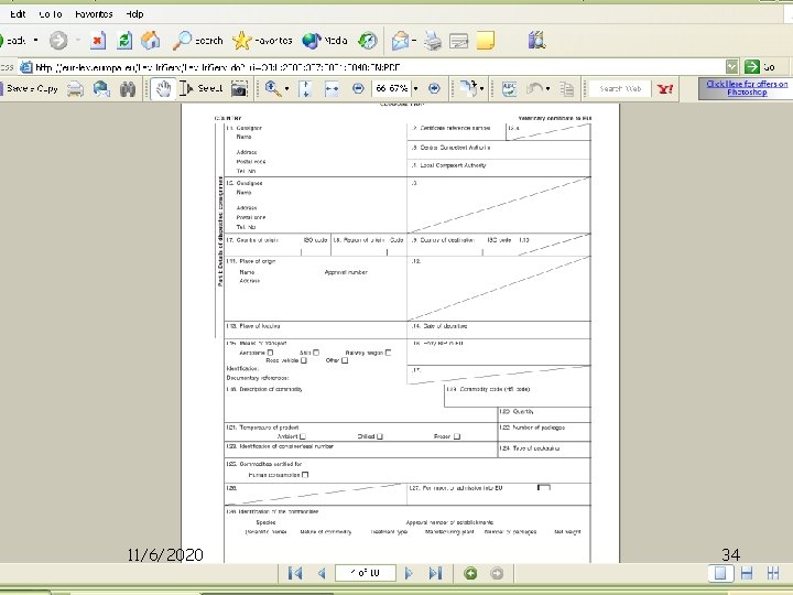 11/6/2020 EXPORT INSPECTION AGENCY - DELHI 34 