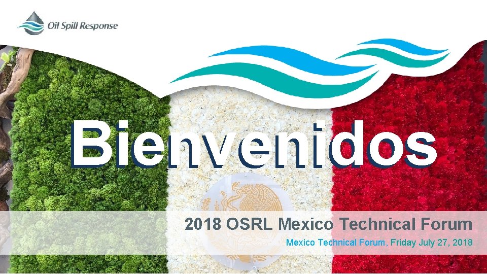 Bienvenidos GRACIAS Presented to OSRL Executive Team June 4, 2018 OSRL Mexico Technical Forum,
