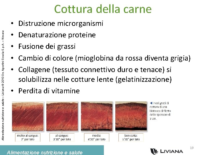 Alimentazione nutrizione e salute – Liviana © 2010 De Agostini Scuola S. p. A.