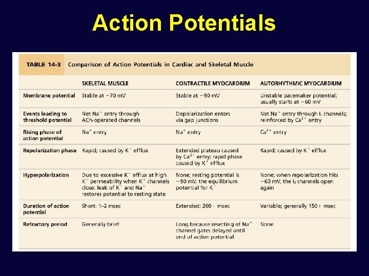 Action Potentials 