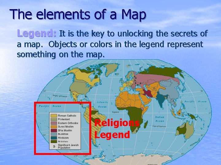 The elements of a Map Legend: It is the key to unlocking the secrets