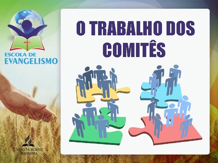 O TRABALHO DOS COMITÊS 