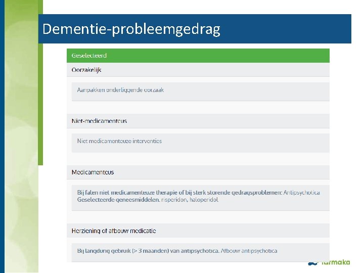 Dementie-probleemgedrag 