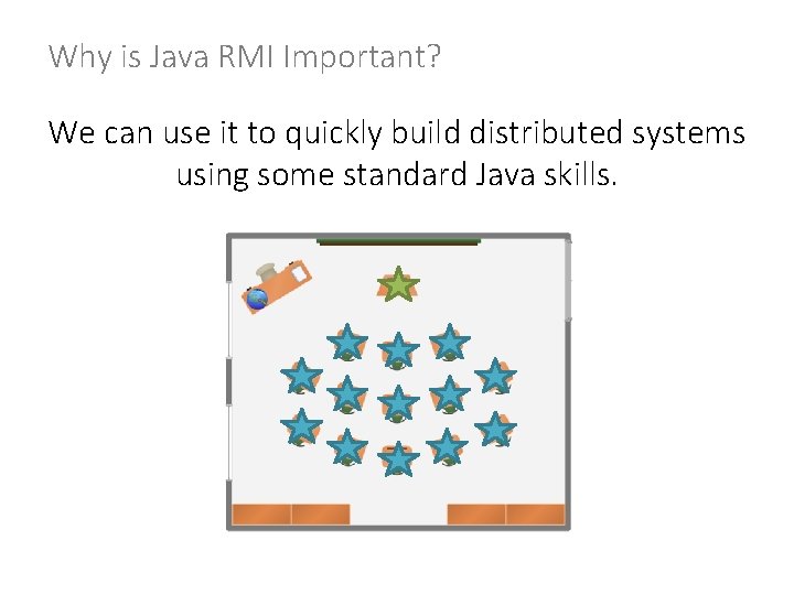 Why is Java RMI Important? We can use it to quickly build distributed systems