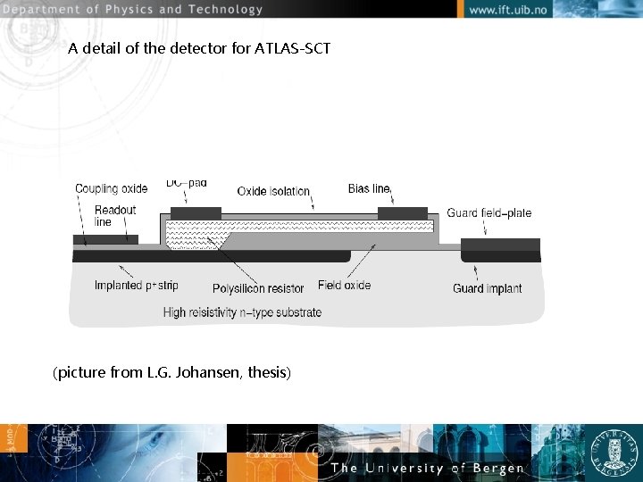 A detail of the detector for ATLAS-SCT (picture from L. G. Johansen, thesis) 
