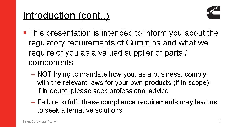 Introduction (cont. . ) § This presentation is intended to inform you about the Introduction (cont. . ) § This presentation is intended to inform you about the