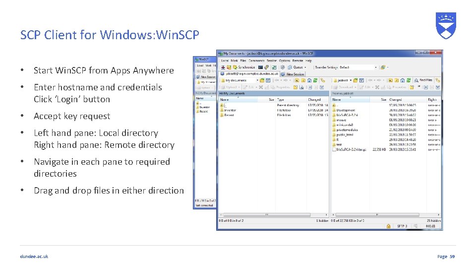 SCP Client for Windows: Win. SCP • Start Win. SCP from Apps Anywhere • SCP Client for Windows: Win. SCP • Start Win. SCP from Apps Anywhere •