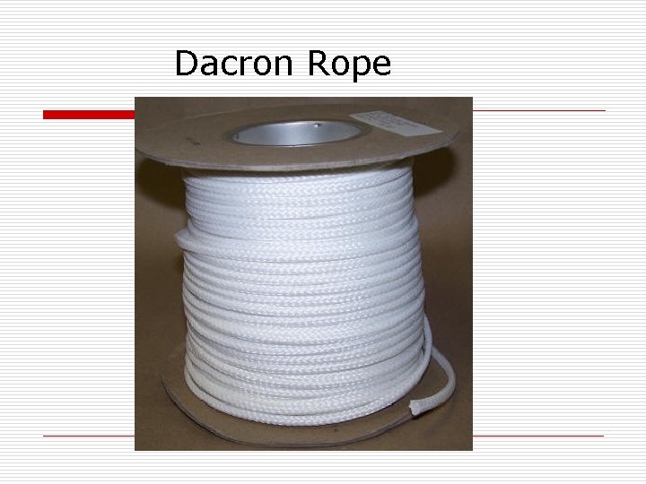 Dacron Rope 