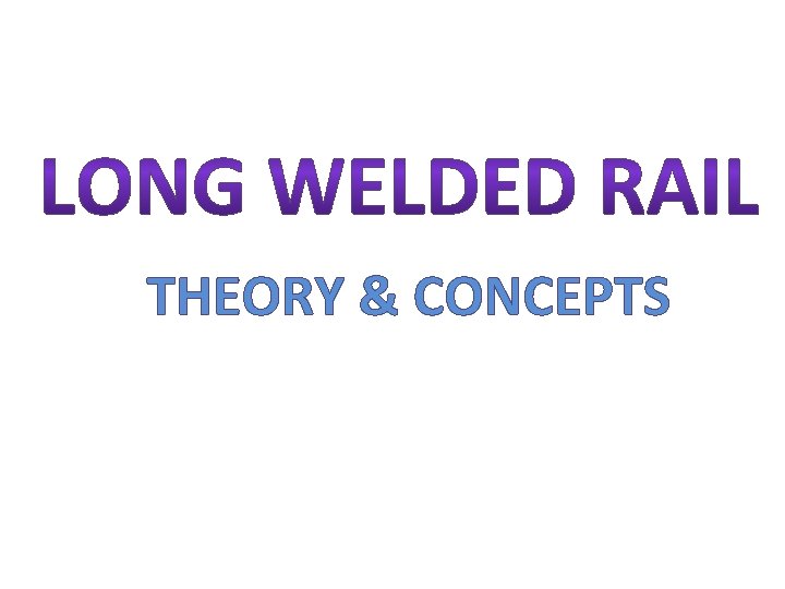 THEORY & CONCEPTS THEORY & CONCEPTS