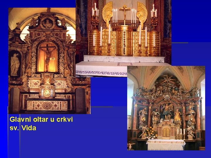 Glavni oltar u crkvi sv. Vida 