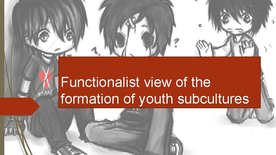 Functionalist view of the formation of youth subcultures 