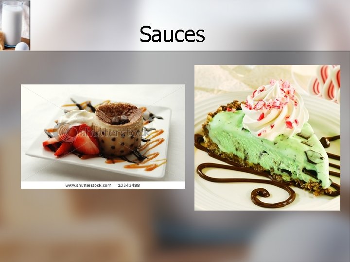 Sauces 