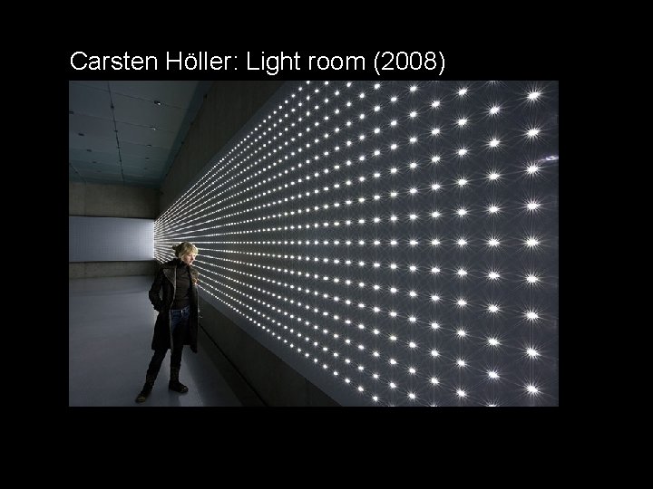 Carsten Höller: Light room (2008) 