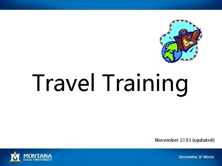 Travel Training November 2019 (updated) 