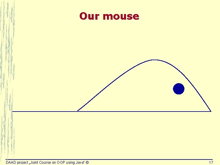 Our mouse DAAD project „Joint Course on OOP using Java“ © 17 Our mouse DAAD project „Joint Course on OOP using Java“ © 17