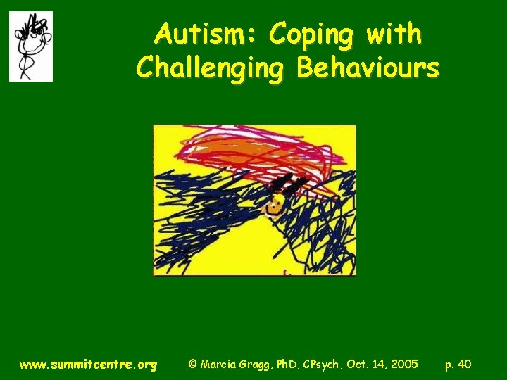 Autism: Coping with Challenging Behaviours www. summitcentre. org © Marcia Gragg, Ph. D, CPsych,