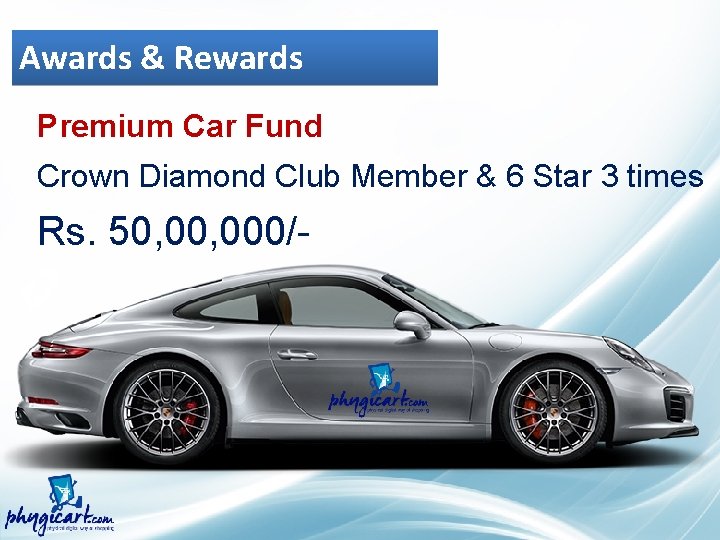 Awards & Rewards Premium Car Fund Crown Diamond Club Member & 6 Star 3