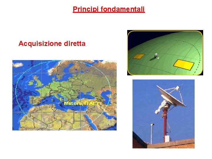 Principi fondamentali Acquisizione diretta 