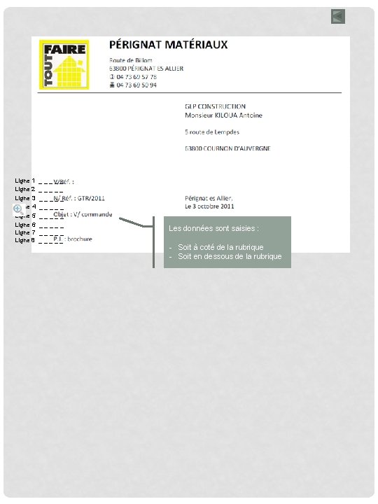 Ligne 1 _ _ _ Ligne 2 _ _ _ Ligne 3 _ _
