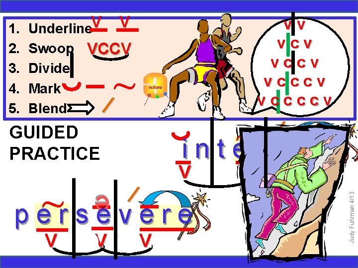 Underline. V V Swoop VCCV Divide Mark Blend ~ / GUIDED PRACTICE vv vccv