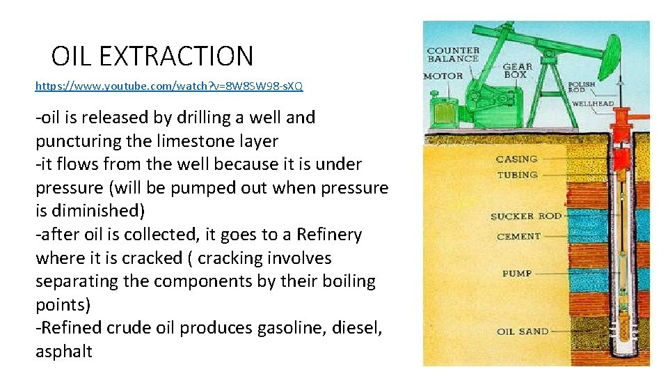 OIL EXTRACTION https: //www. youtube. com/watch? v=8 W 8 SW 98 -s. XQ -oil