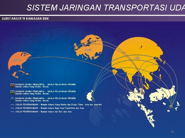 SISTEM JARINGAN TRANSPORTASI UDA SUBSTANSI RTR KAWASAN BBK 10 