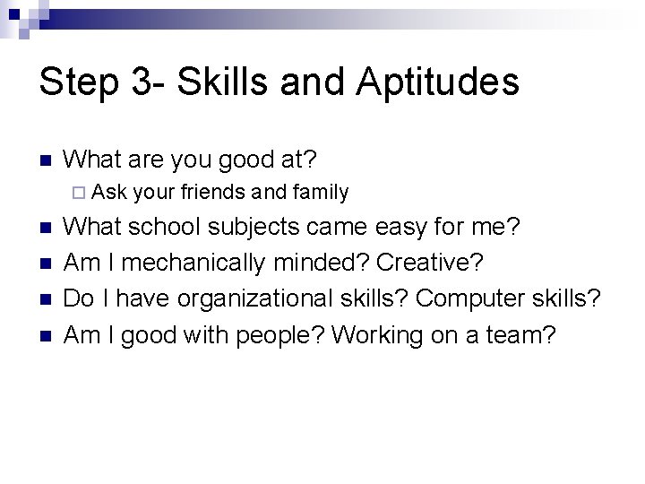 Introduction to Career Planning Derrick Doige M Ed
