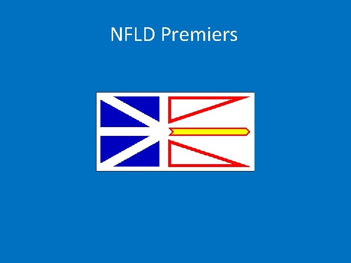 NFLD Premiers 