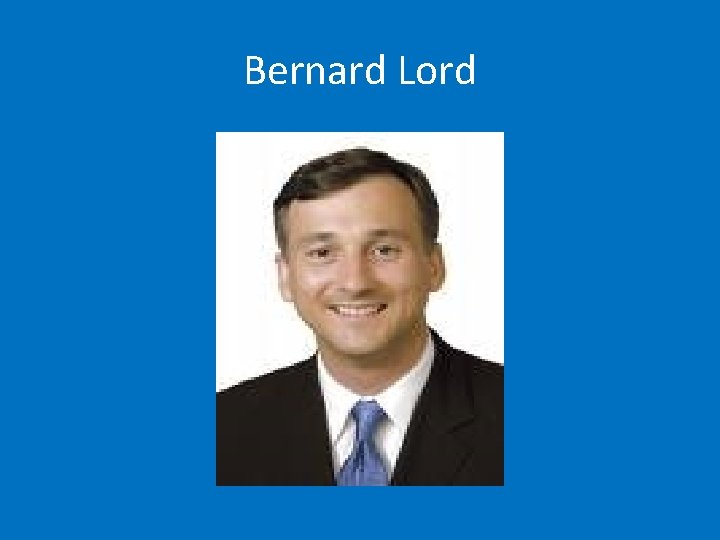 Bernard Lord 