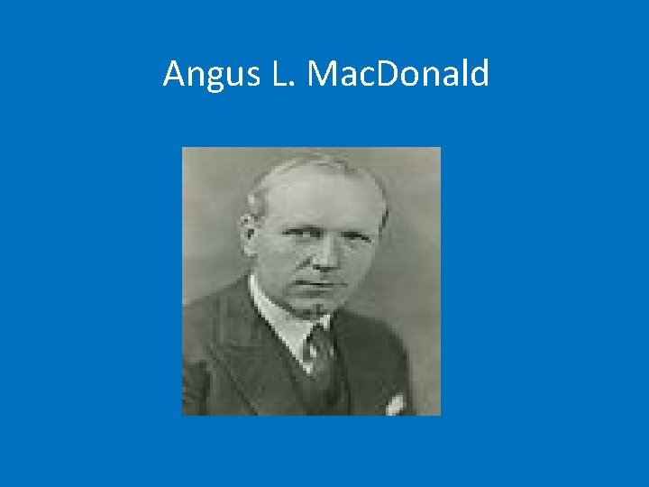 Angus L. Mac. Donald 