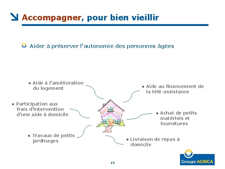 Accompagner, pour bien vieillir Aider à préserver l’autonomie des personnes âgées ● Aide à
